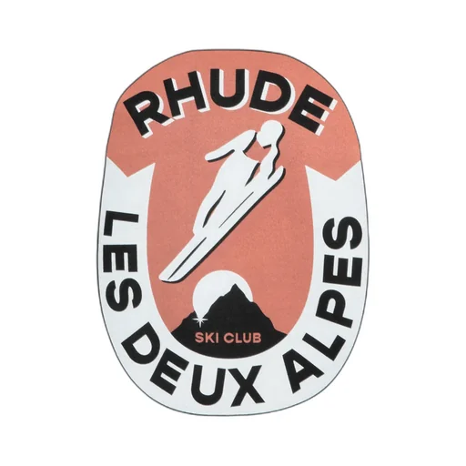 Rhude Logo Printed Crewneck T-Shirt