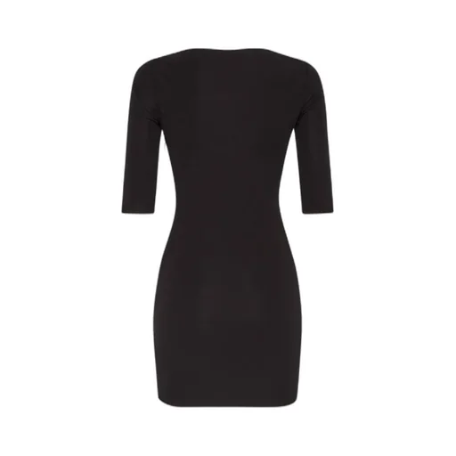Dsquared2 Logo-Plaque Short-Sleeved Dress