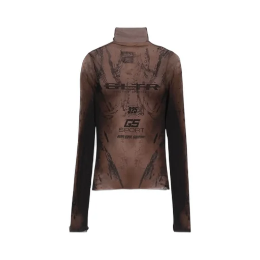 High-Necked Long-Sleeved T-Shirt