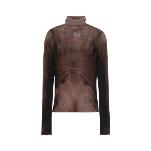 High-Necked Long-Sleeved T-Shirt