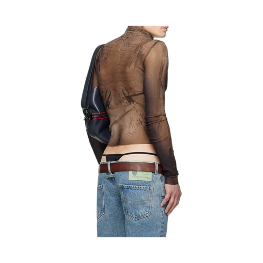 High-Necked Long-Sleeved T-Shirt