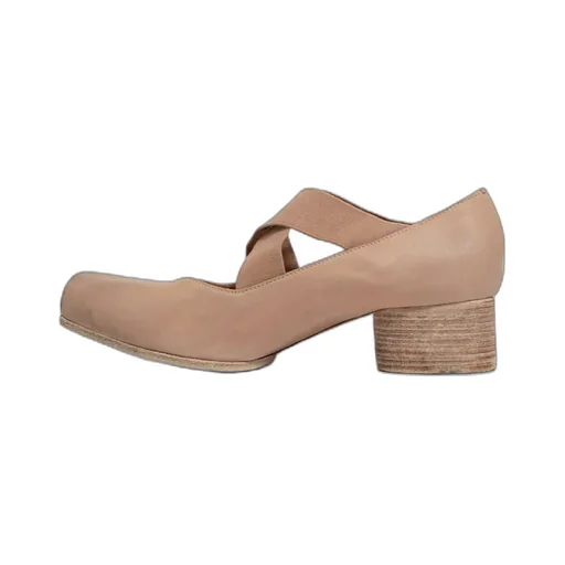 Mid-Heeled Ballet Shoes