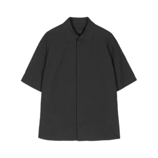 Crinkled Cotton Shirt