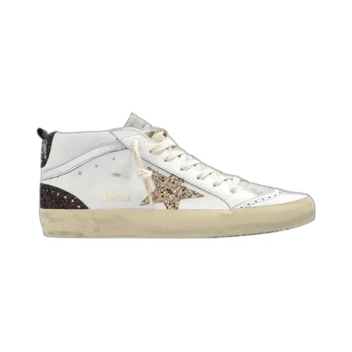 Golden Goose Deluxe Brand Star Glittered Lace-Up Sneakers