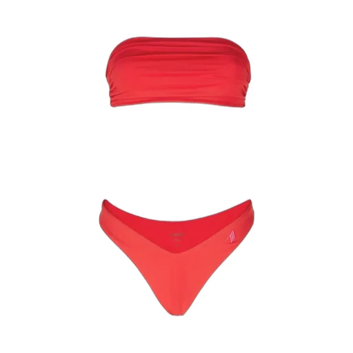 The Attico Logo Printed Two-Piece Swimsuit