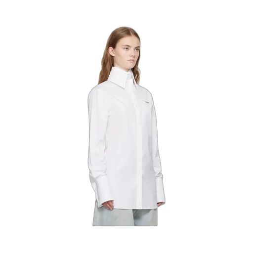 High-Neck Collar Shirt
