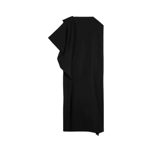 The Row Draped Asymmetrical Midi Dress