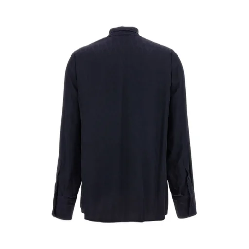 Valentino Toile Iconographe Jacquard Long-Sleeved Blouse