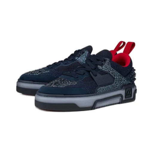 Christian Louboutin Astroloubi Strass Low-Top Sneakers