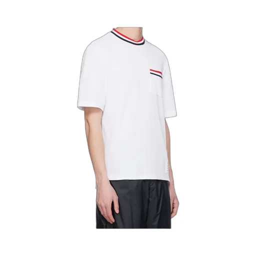 Pointelle-Knit Cotton T-Shirt