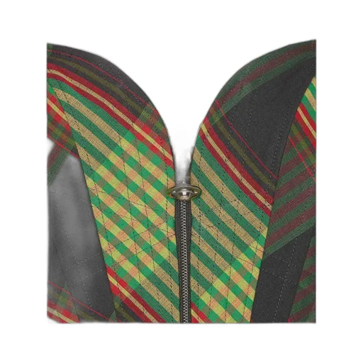 Vivienne Westwood Pattern-Printed Zipped Corset Top