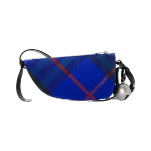 Shield Check-Pattern Mini Bag