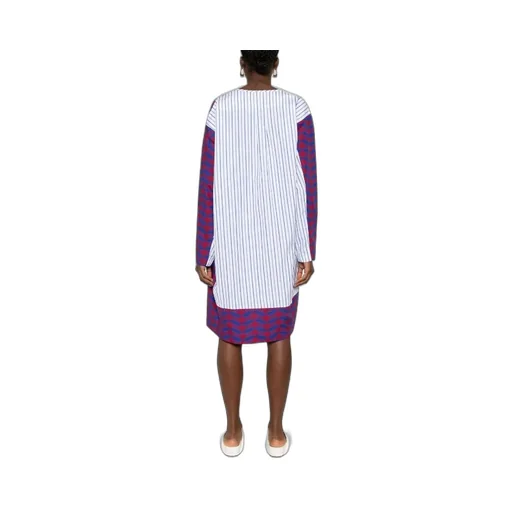 Stitched Long-Sleeved Dress