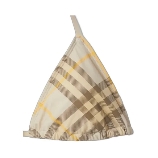 Burberry Check-Printed Halterneck Bikini Top