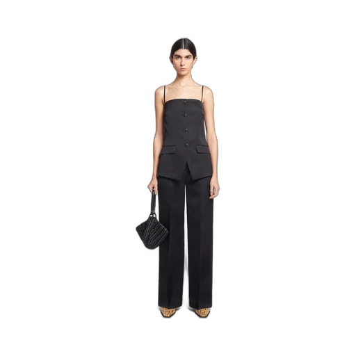 Nanushka Alessa Tailored Tech-Satin Vest