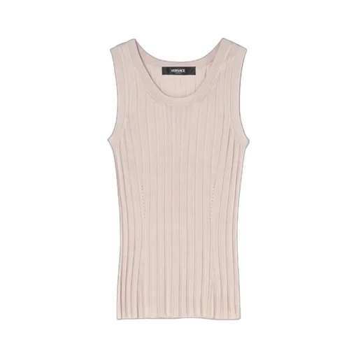 Versace Medusa Plaque Knitted Tank Top