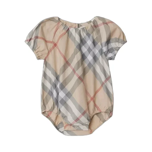 Burberry Kids Checked Three-Piece Baby Gift Set