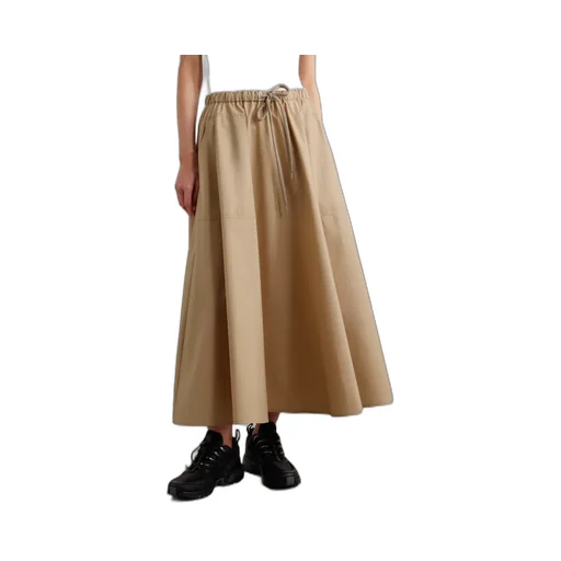 A-Line Midi Cotton Skirt