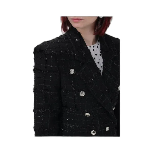 Alessandra Rich Embellished Double Breasted Jacket