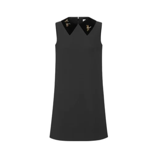 A-Line Embroidered Dress