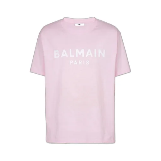 Balmain Logo Printed Crewneck T-Shirt