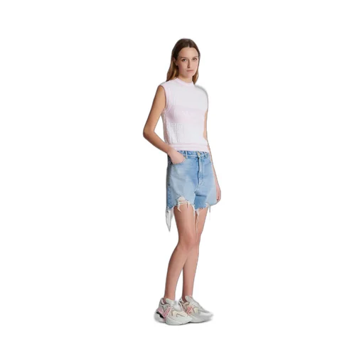 Balmain Logo Monogrammed Sleeveless Vest