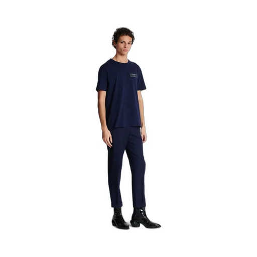 Balmain Logo Patch Crewneck T-Shirt