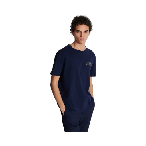 Balmain Logo Patch Crewneck T-Shirt