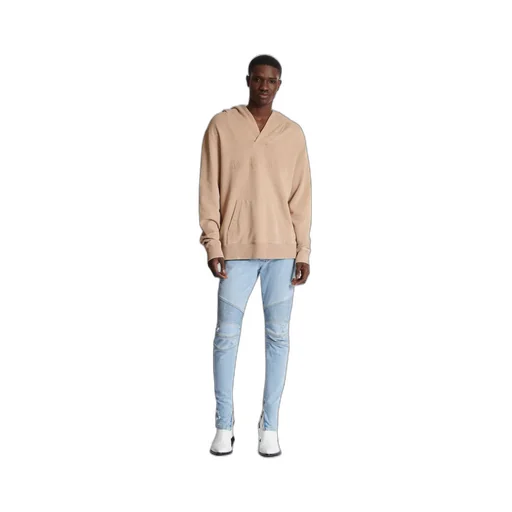 Balmain Logo Embroidered Hooded Sweatshirt
