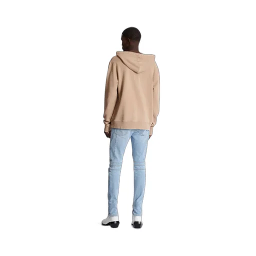 Balmain Logo Embroidered Hooded Sweatshirt