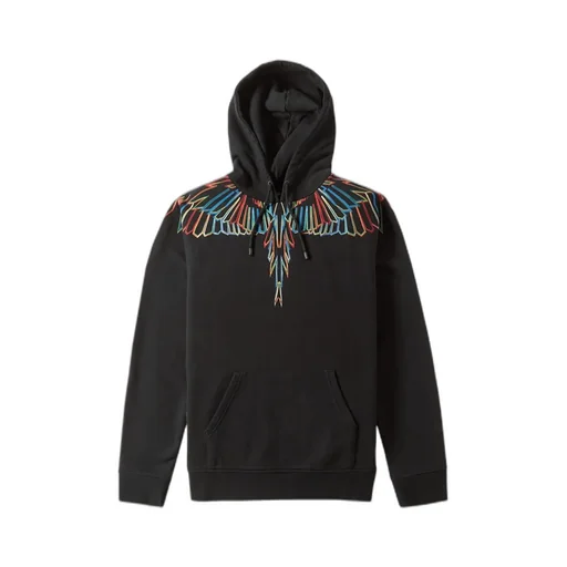 Wing Print Hooded Hooded Hoodie