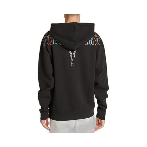 Wing Print Hooded Hooded Hoodie