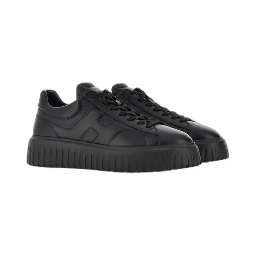 Hogan H-Stripes Lace-Up Sneakers