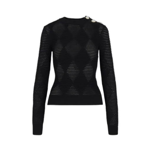 Balmain Button-Detailed Knit Jumper