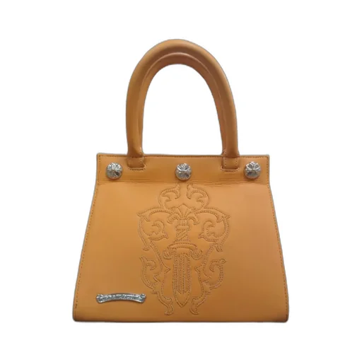 Cross-Pattern Handbag