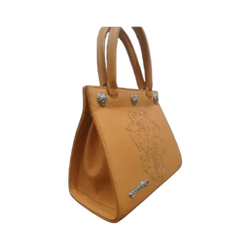 Cross-Pattern Handbag