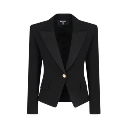 Balmain One Button Tailored Blazer