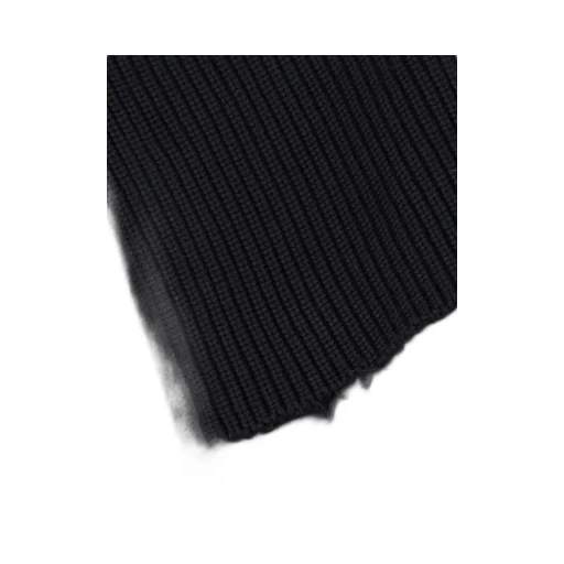 Mm6 Maison Margiela Ribbed-Knit Zipped Cardigan