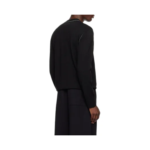 Mm6 Maison Margiela Logo Patch Crewneck Jumper