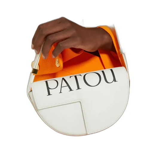 Patou Logo Flap Shoulder Bag