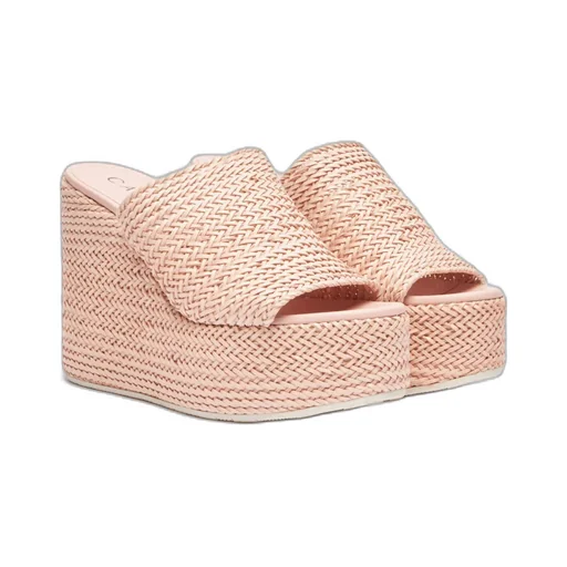 Casadei Twiga Wedge Slip-On Mules