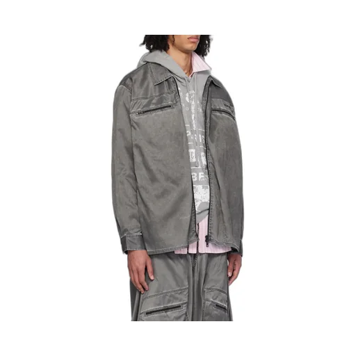 Zippered Coat Shirt