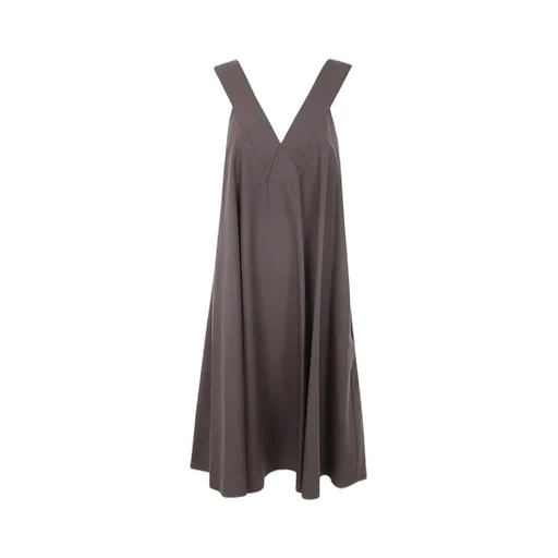 V-Neck Sleeveless Dress