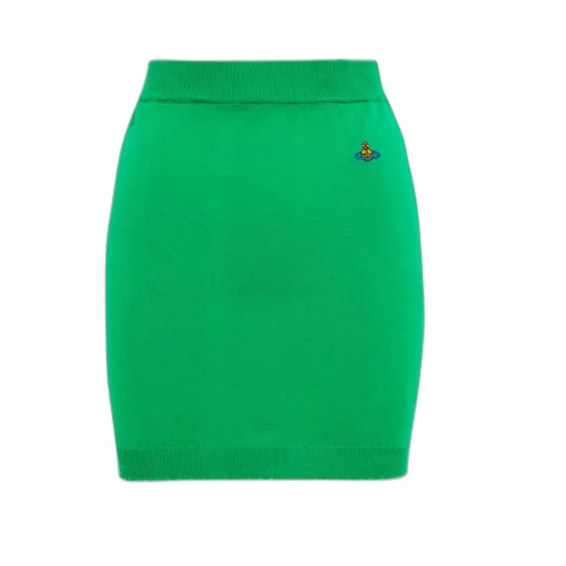 Vivienne Westwood Orb Embroidered Mini Skirt