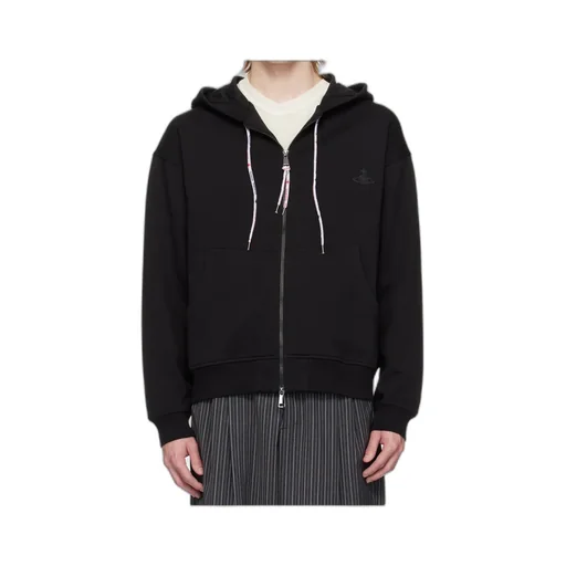 Vivienne Westwood Drawstring Zipped Hoodie