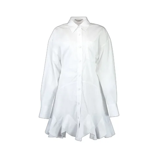 Stella Mccartney Ruffled Mini Shirt Dress
