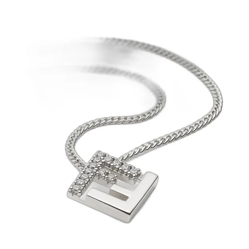 Fendi Forever Fendi Embellished Necklace