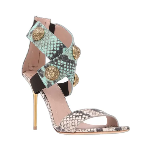 Open-Toed High-Heeled Sandals