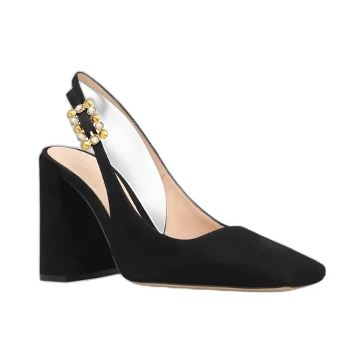 Square Toe High Heels