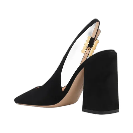 Square Toe High Heels